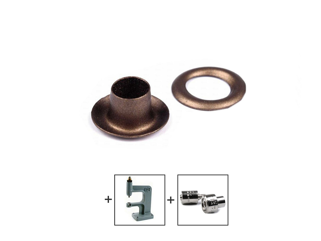 Ocheți metalici inoxidabili, ø5,5 mm - Lac negru (1000 Perechi) Ocheți metalici inoxidabili, ø5,5 mm - Lac negru (1000 Perechi)