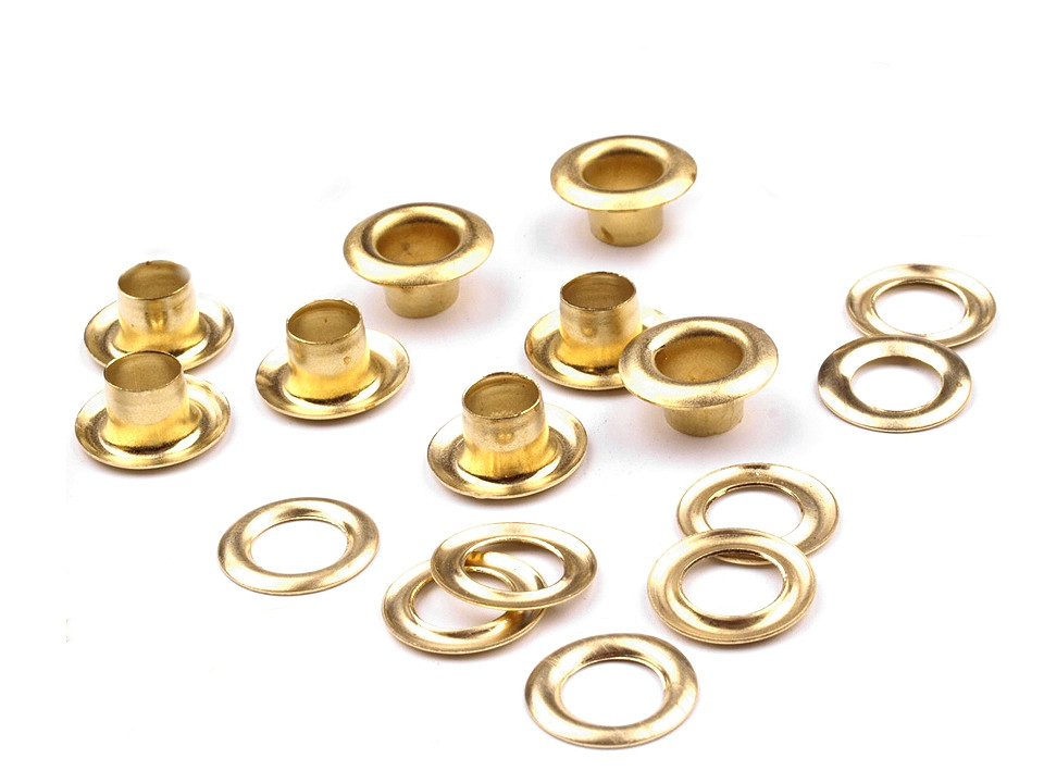 Ocheți metalici inoxidabili, ø5,5 mm - Lac negru (1000 Perechi) Ocheți metalici inoxidabili, ø5,5 mm - Lac negru (1000 Perechi)