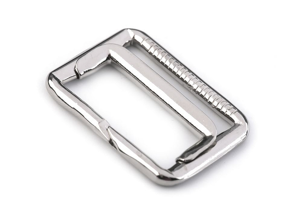 Cataramă ajustare, lățime 22 mm - Nichel (2 Bucăți)