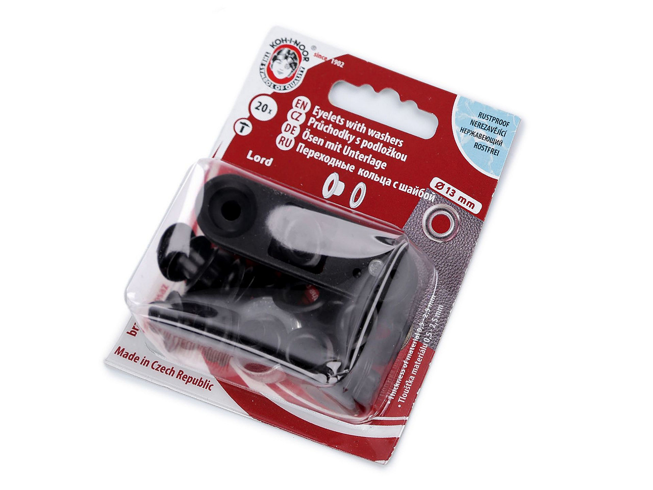 Ocheți metalici inoxidabili cu dispozitiv de atașare, ø7 mm - Alamă antică (10 Blistere)