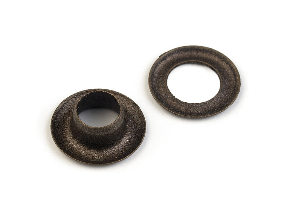 Ocheți metalici inoxidabili, ø7 mm - Nichel (1000 Perechi)