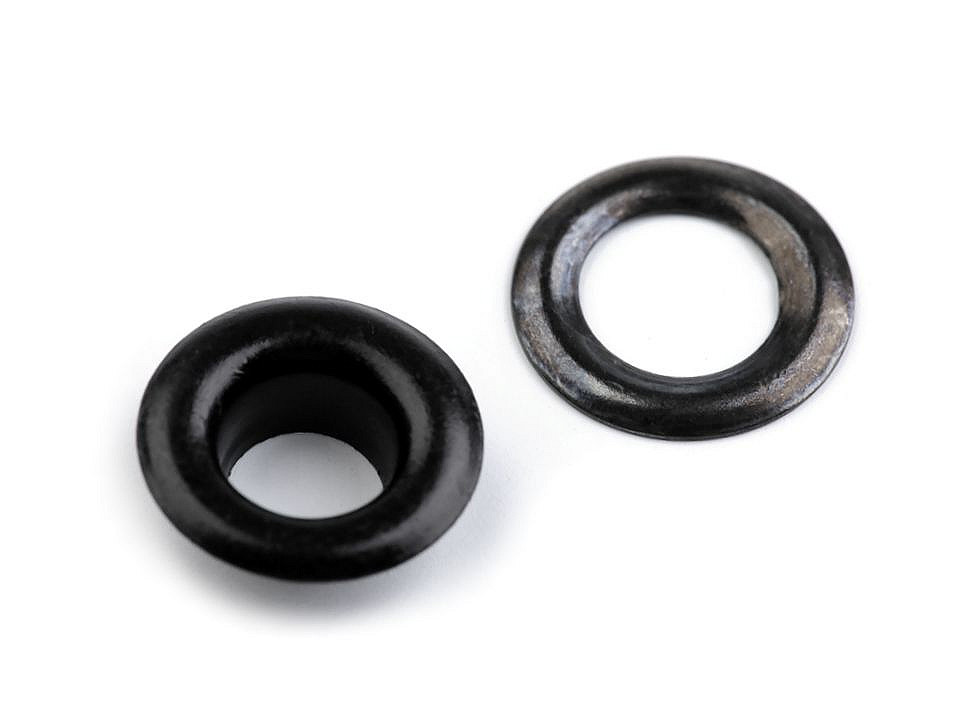 Ocheți metalici inoxidabili, ø7 mm - Nichel (1000 Perechi)