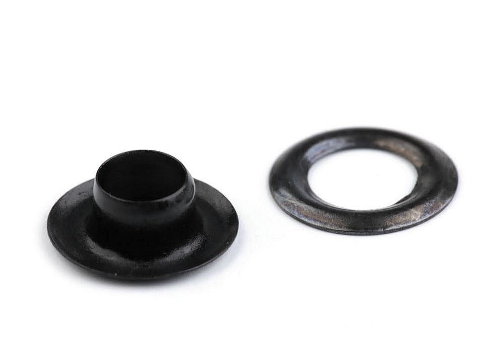 Ocheți metalici inoxidabili, ø7 mm - Nichel (1000 Perechi)
