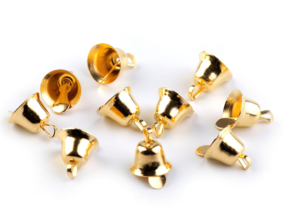 Clopoței, 7x11 mm - Argintiu (10 Bucăți)