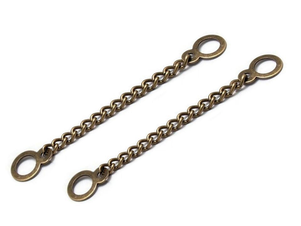 Lanț agățătoare pentru confecții - Nichel negru (20 Bucăți)