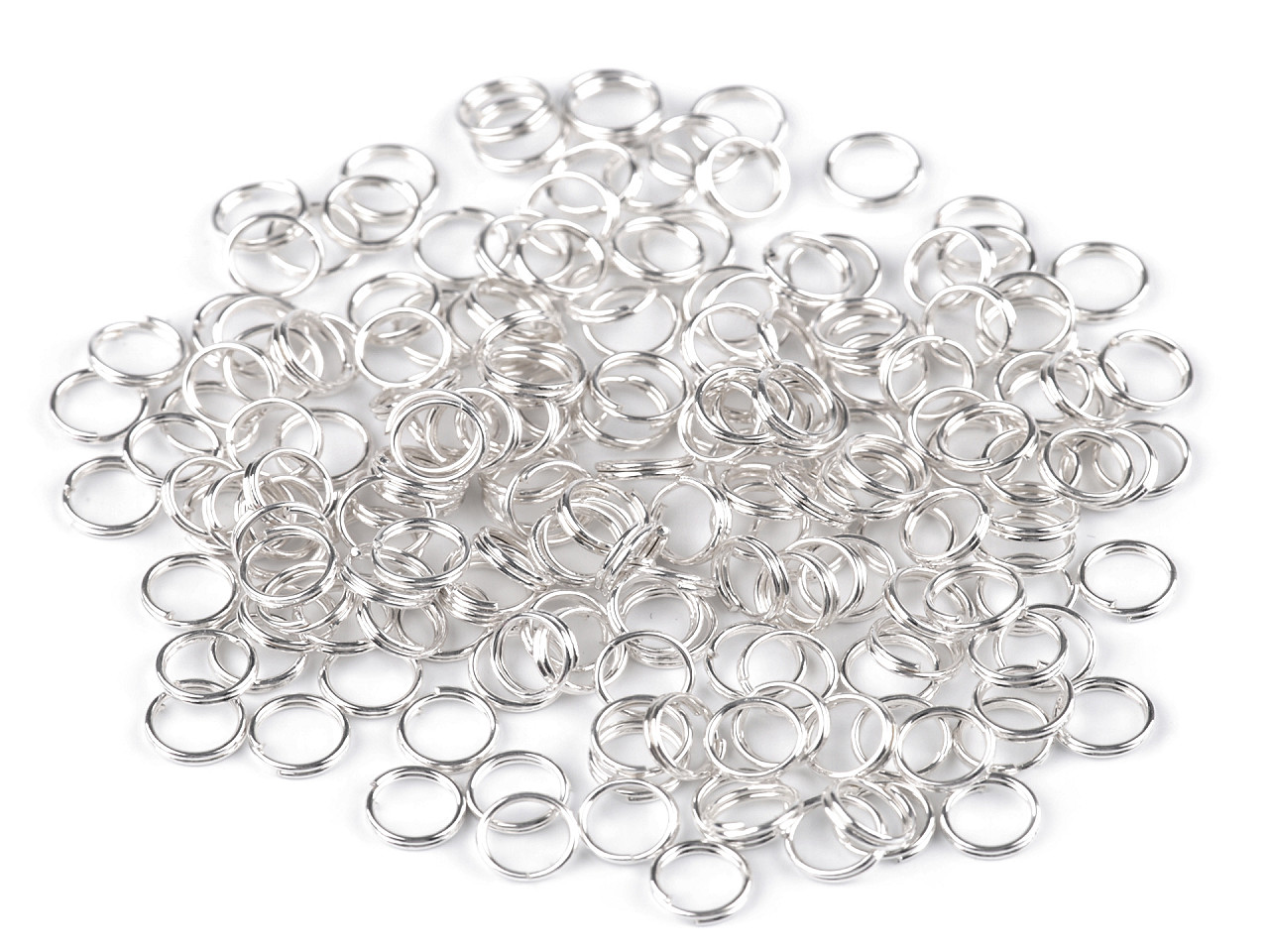 Zale duble bijuterii, ø6mm - Platinum (20 Grame)