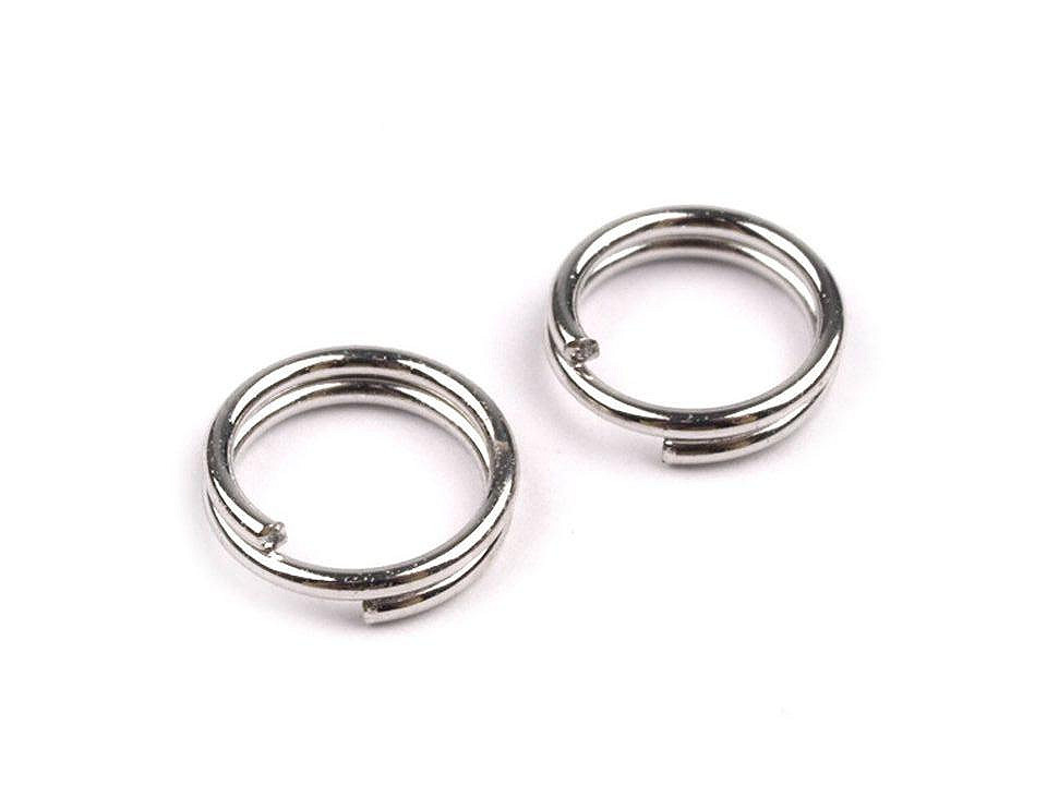 Zale duble bijuterii, ø6mm - Platinum (20 Grame)