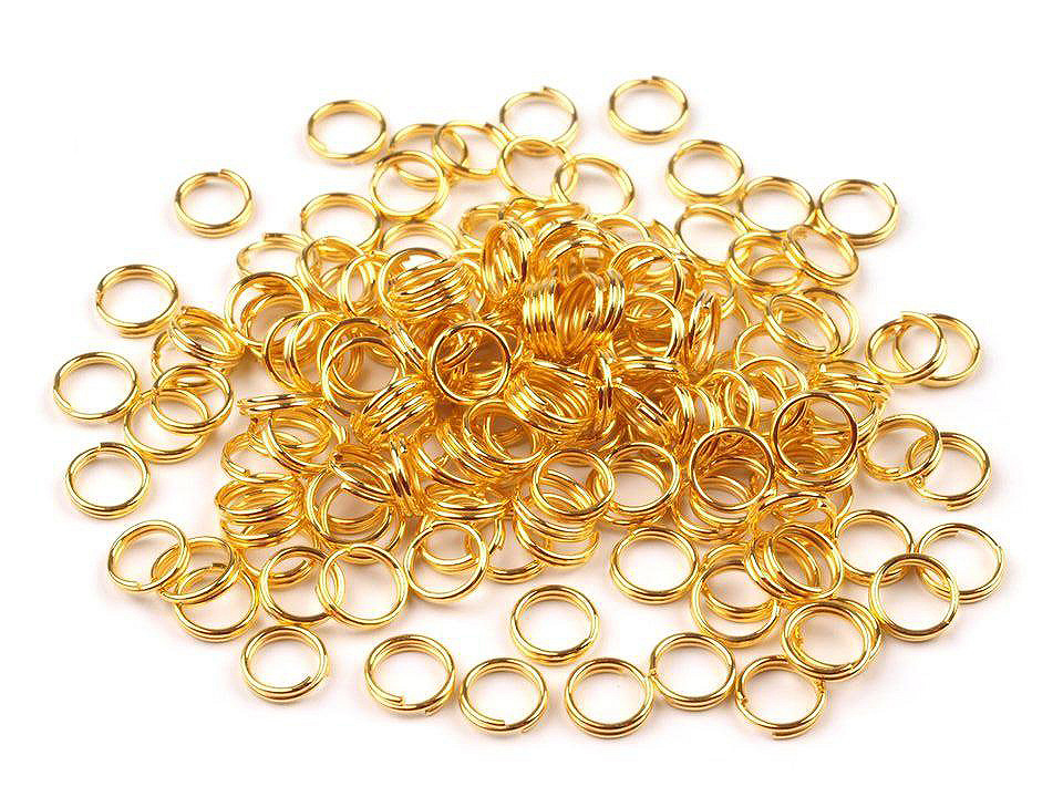 Zale duble bijuterii, ø6mm - Platinum (20 Grame)