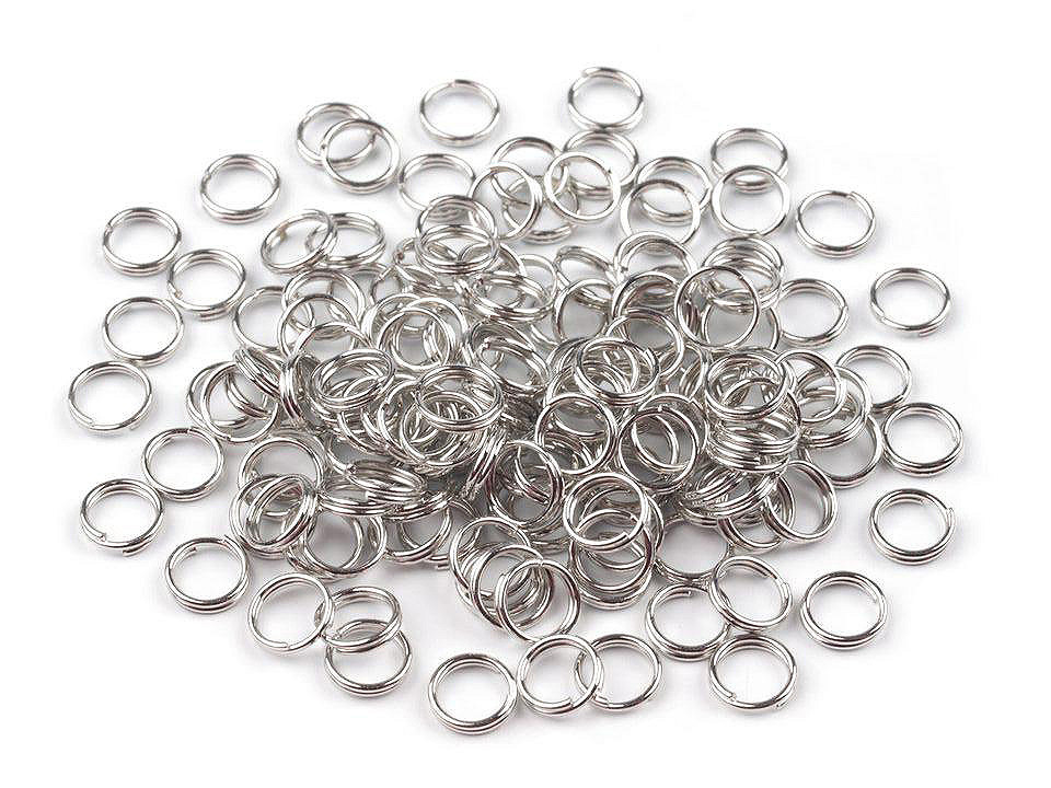 Zale duble bijuterii, ø6mm - Platinum (20 Grame)