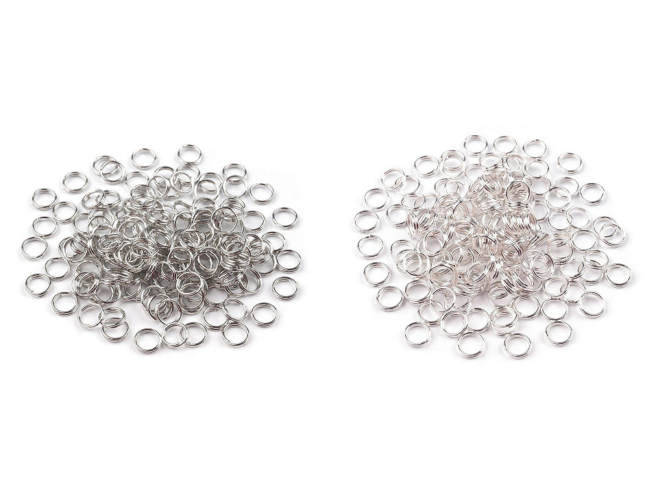 Zale duble bijuterii, ø6mm - Platinum (20 Grame)