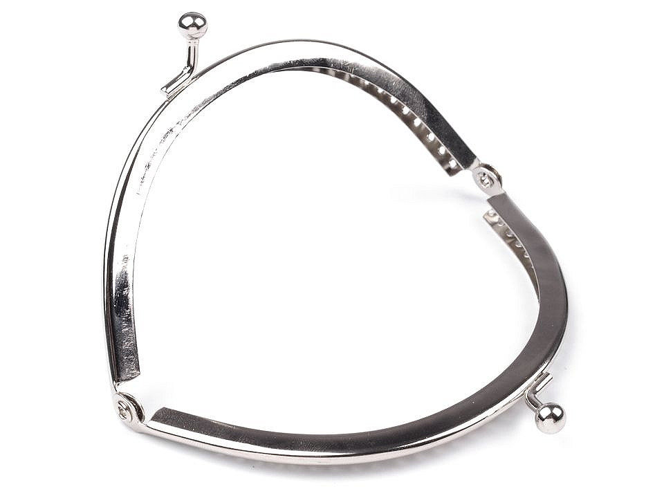 Ramă poșetă, 10,3x12 cm - Nichel (10 Bucăți)