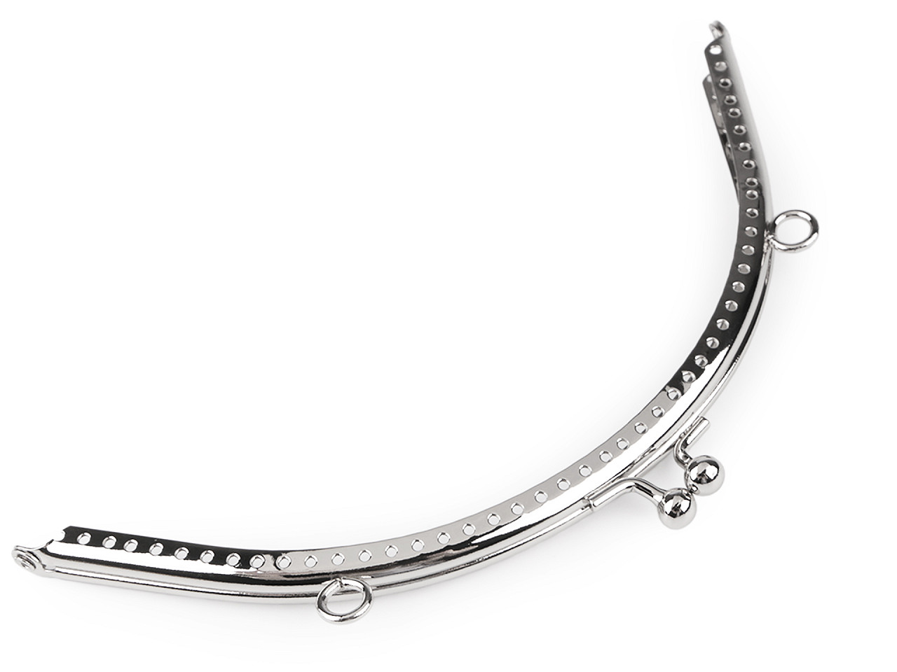 Ramă poșetă, 18,5x14 cm - Nichel (1 Bucată)