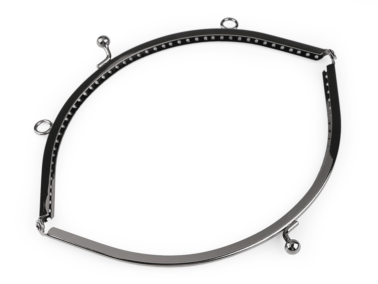 Ramă poșetă, 18,5x14 cm - Nichel (1 Bucată)