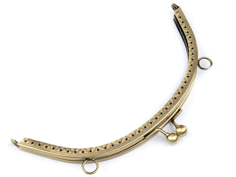 Ramă poșetă, 18,5x14 cm - Nichel (1 Bucată)