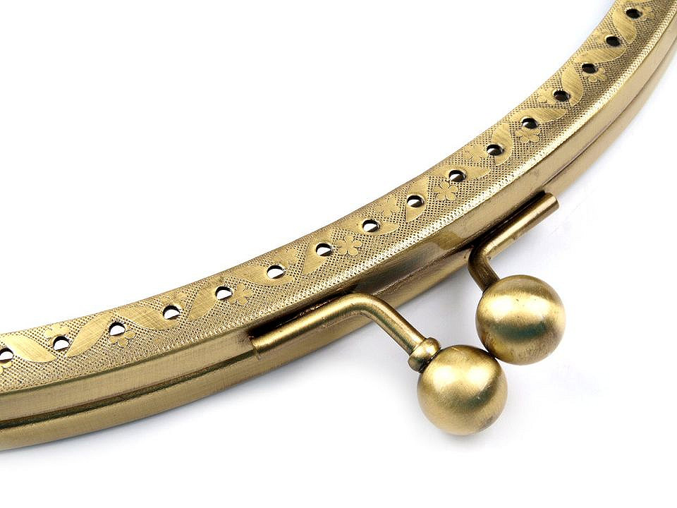 Ramă poșetă, 18,5x14 cm - Nichel (1 Bucată)