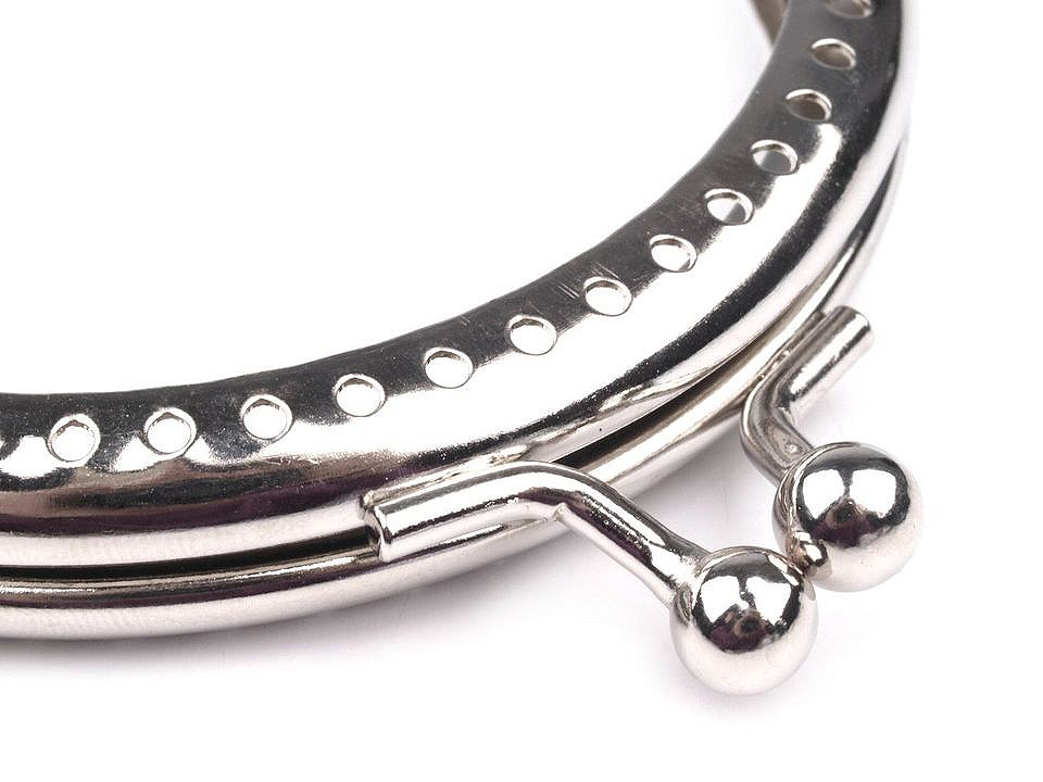 Ramă portofel, 8x9 cm - Nichel (10 Bucăți)