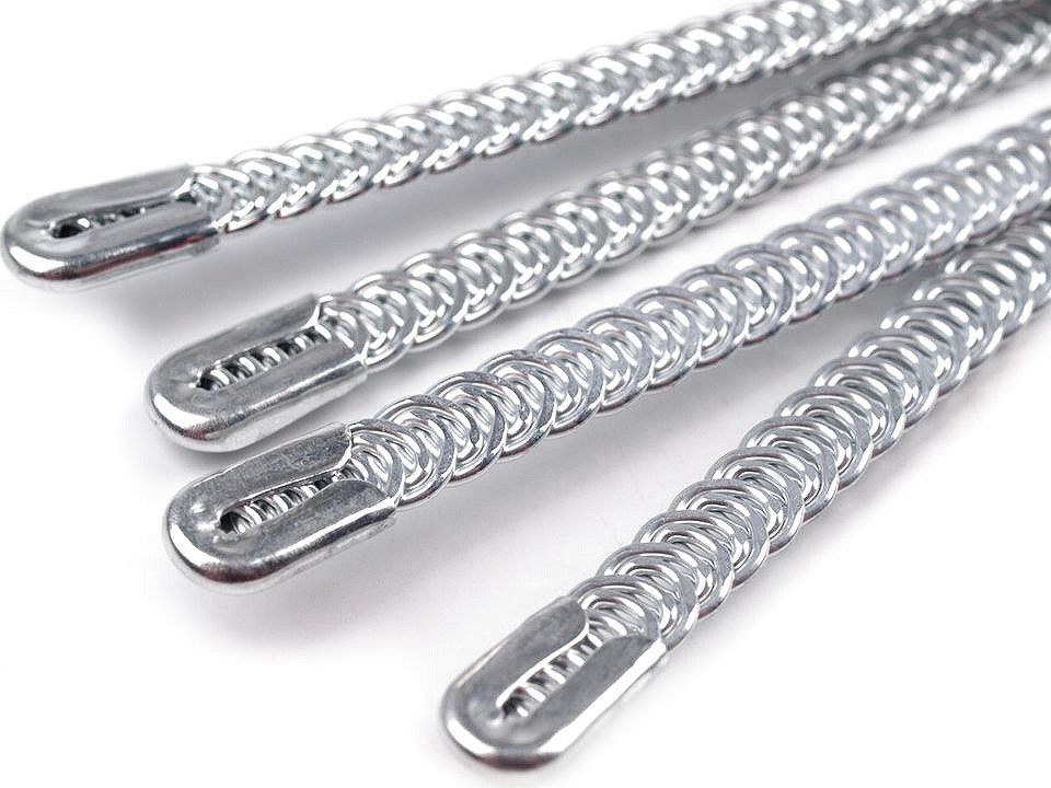 Balene metalice pentru corset, lățime 5 mm - Argintiu (20 Bucăți)