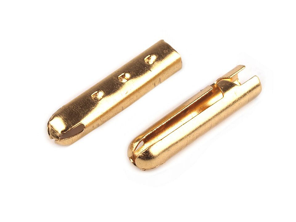 Terminație metalică pentru șnur,  ø3,3 mm - Nichel (50 Bucăți)