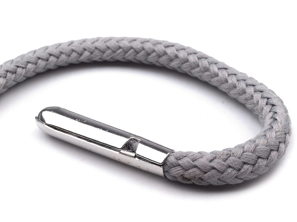 Terminație metalică pentru șnur,  ø3,3 mm - Nichel (50 Bucăți)