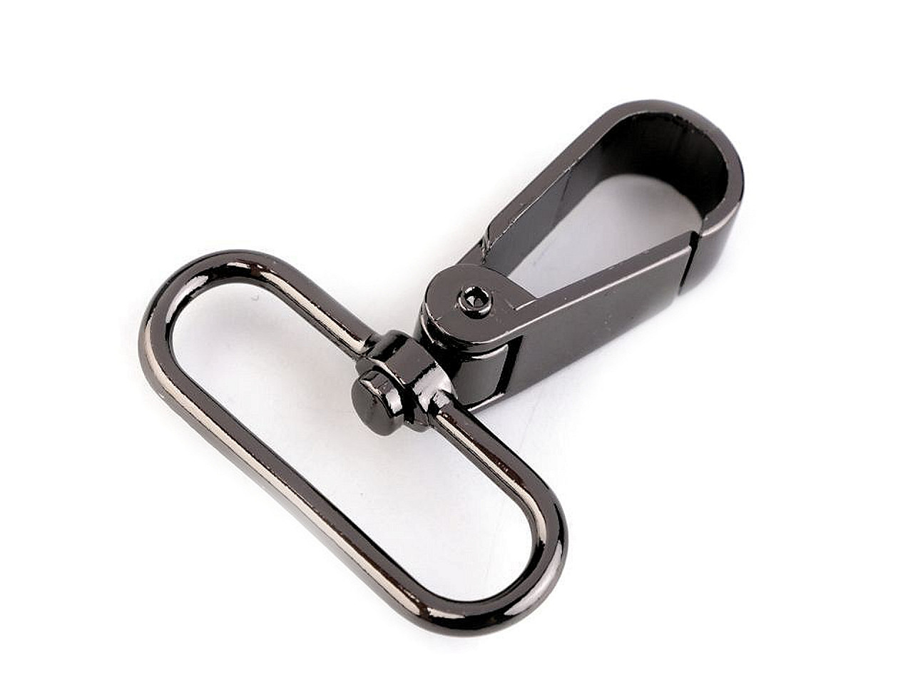 Carabină rotativă, 39 mm - Nichel negru (10 Bucăți)