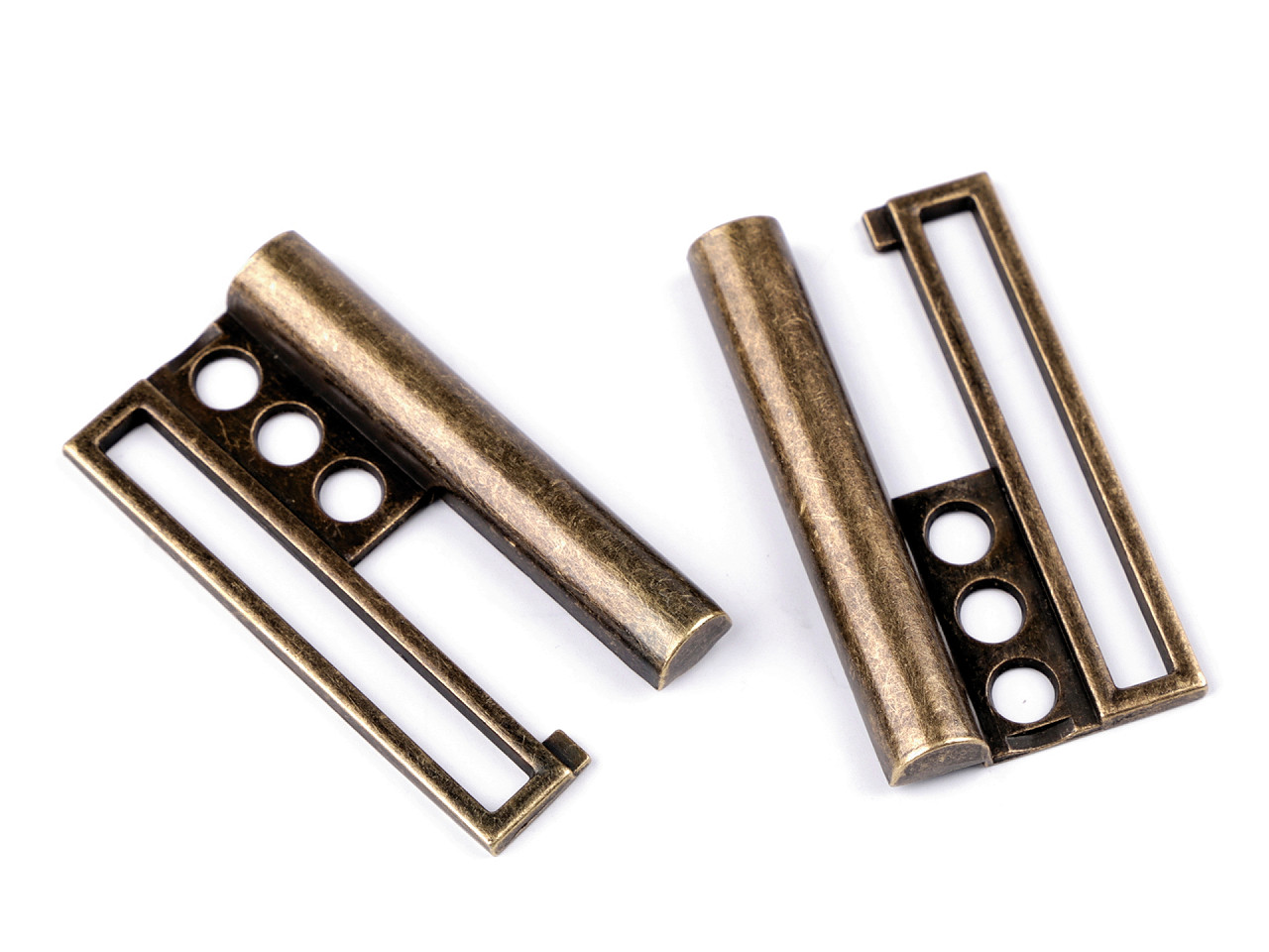 Cataramă decorativă, lățime 50 mm - Nichel antic (1 Pereche)