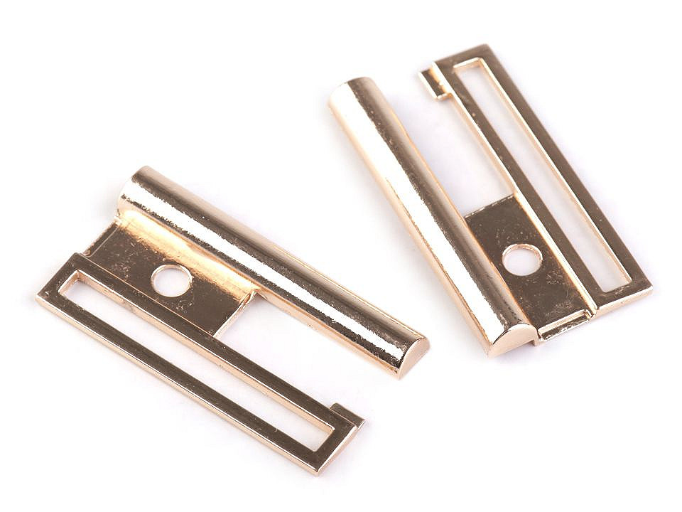 Cataramă decorativă, lățime 50 mm - Nichel antic (1 Pereche)