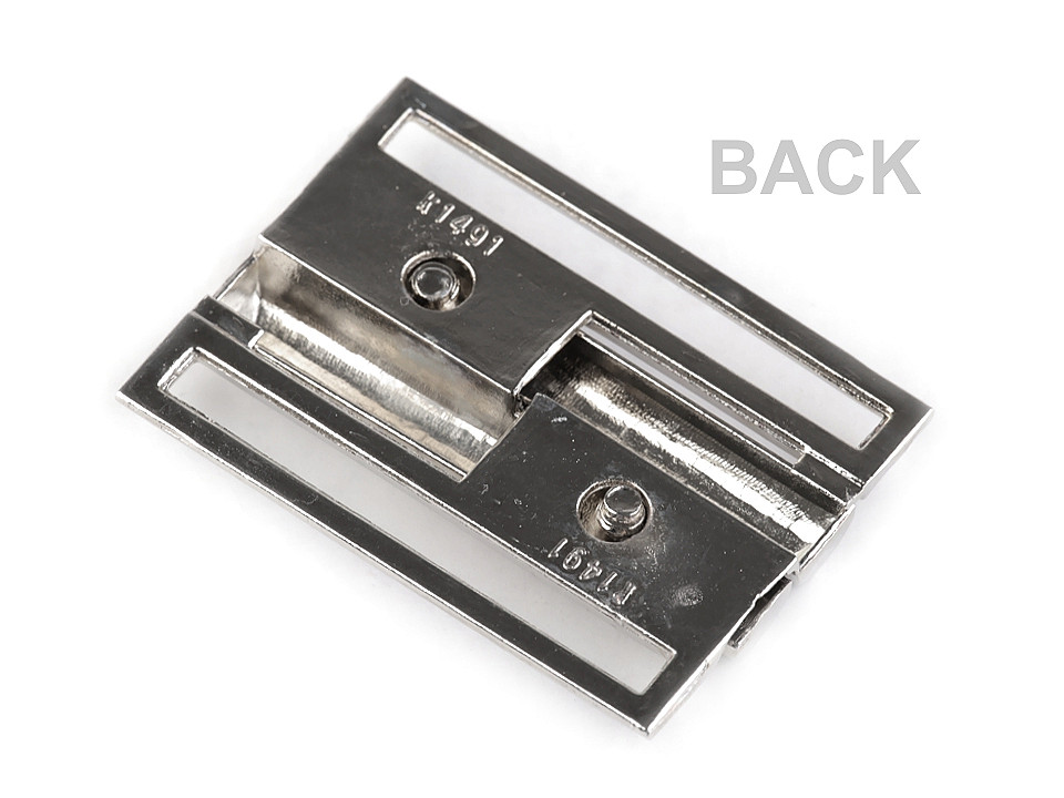 Cataramă decorativă, lățime 50 mm - Nichel antic (1 Pereche)