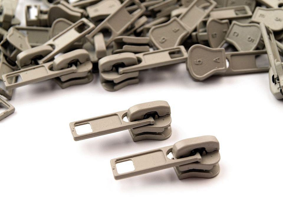 Cursor fermoar injectat, no 5 - Bej foarte deschis (10 Bucăți)