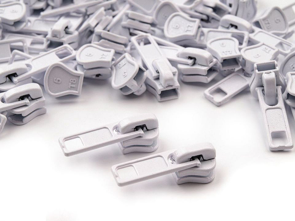 Cursor fermoar injectat, no 5 - Bej foarte deschis (10 Bucăți)