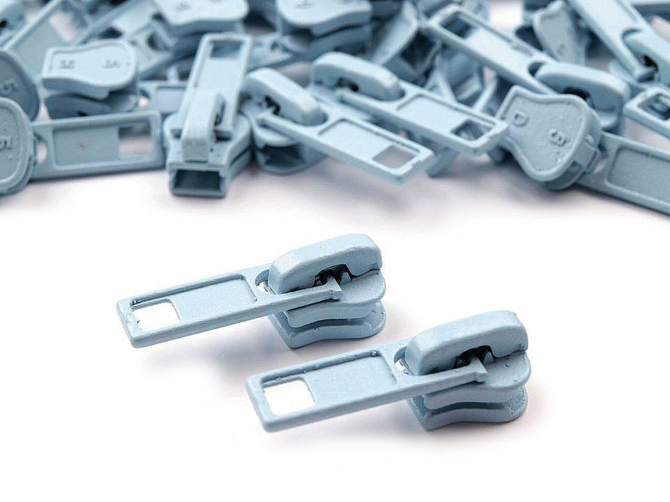 Cursor fermoar injectat, no 5 - Bej foarte deschis (10 Bucăți)