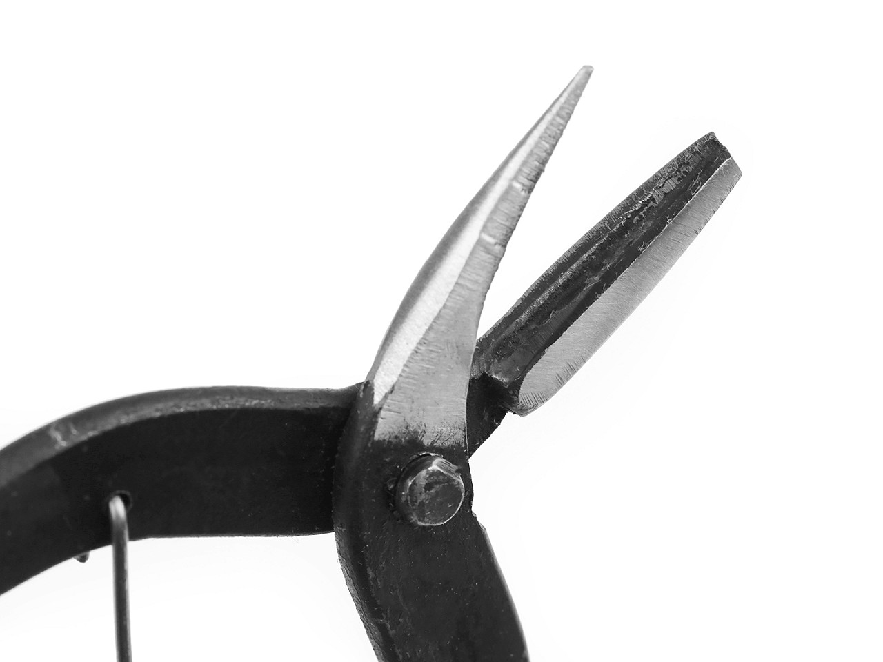 Clește rotund - concav pentru bijuterii handmade, 160 mm - Roșu închis (1 Bucată)