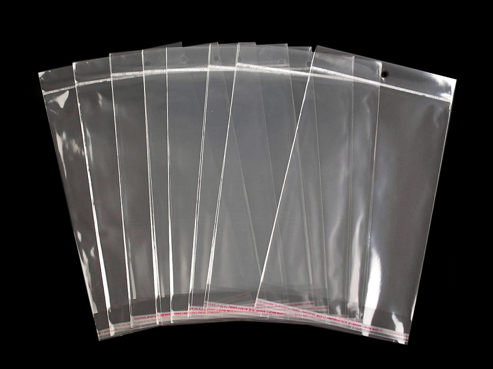 Pungi cu clapetă adezivă și agățătoare, 17x25,5 - 26 cm - Transparent (100 Bucăți) Pungi cu clapetă adezivă și agățătoare, 17x25,5 - 26 cm - Transparent (100 Bucăți)