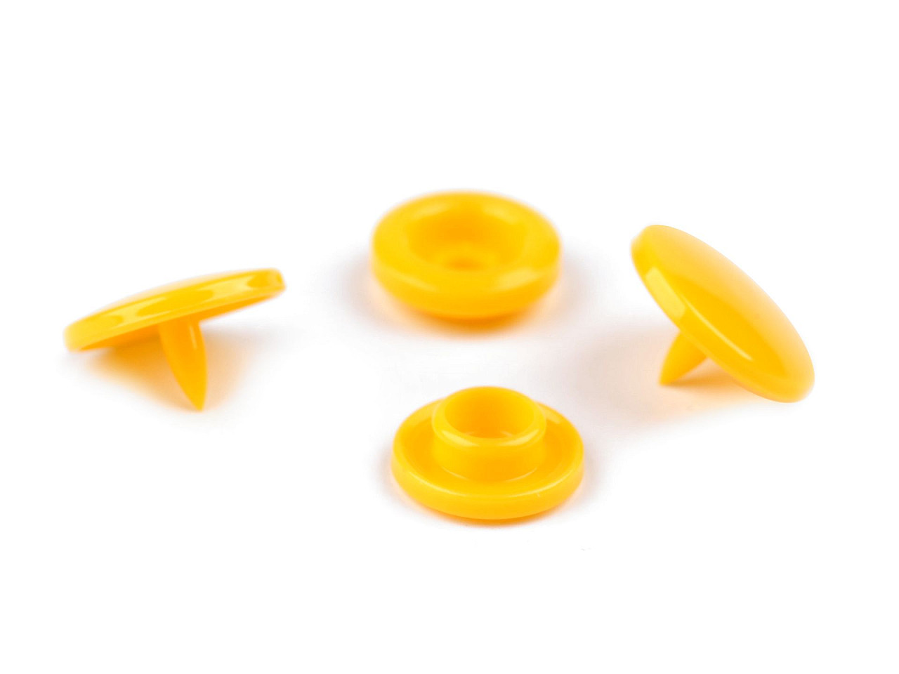 Capse plastic, 18" - Roșu coral (1000 Seturi)