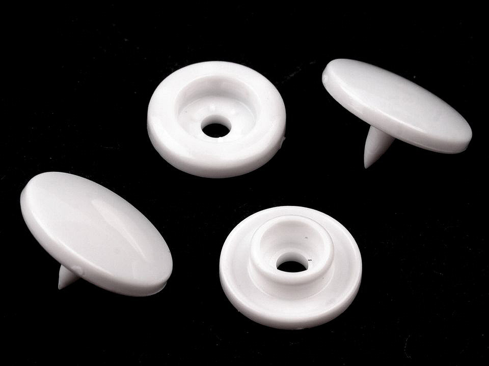 Capse plastic, 18" - Roșu coral (1000 Seturi)