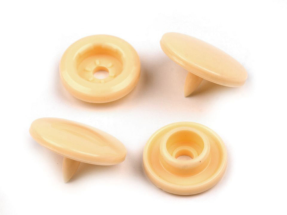 Capse plastic, 18" - Roșu coral (1000 Seturi)