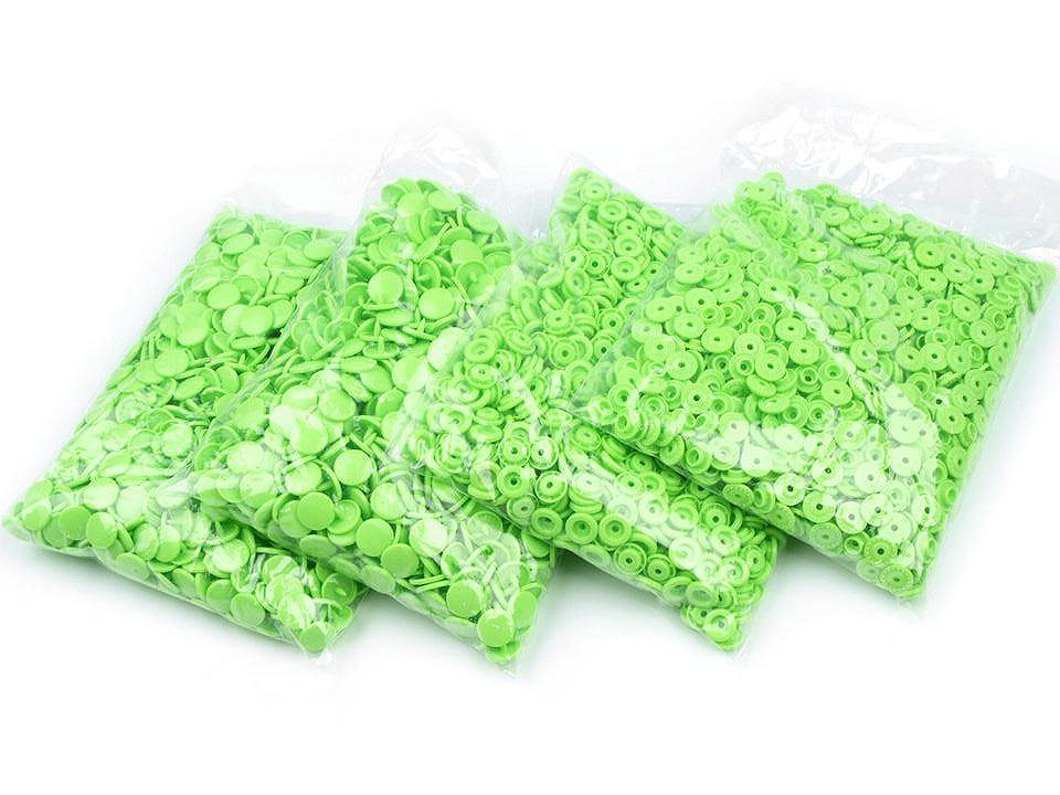 Capse plastic, 18" - Roșu coral (1000 Seturi)