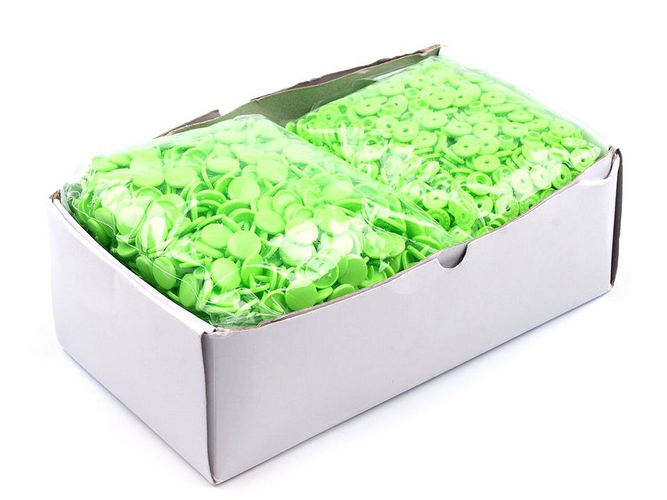 Capse plastic, 18" - Roșu coral (1000 Seturi)