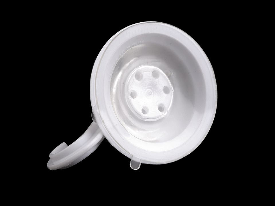 Cârlig cu ventuză - Alb (2 Bucăți)