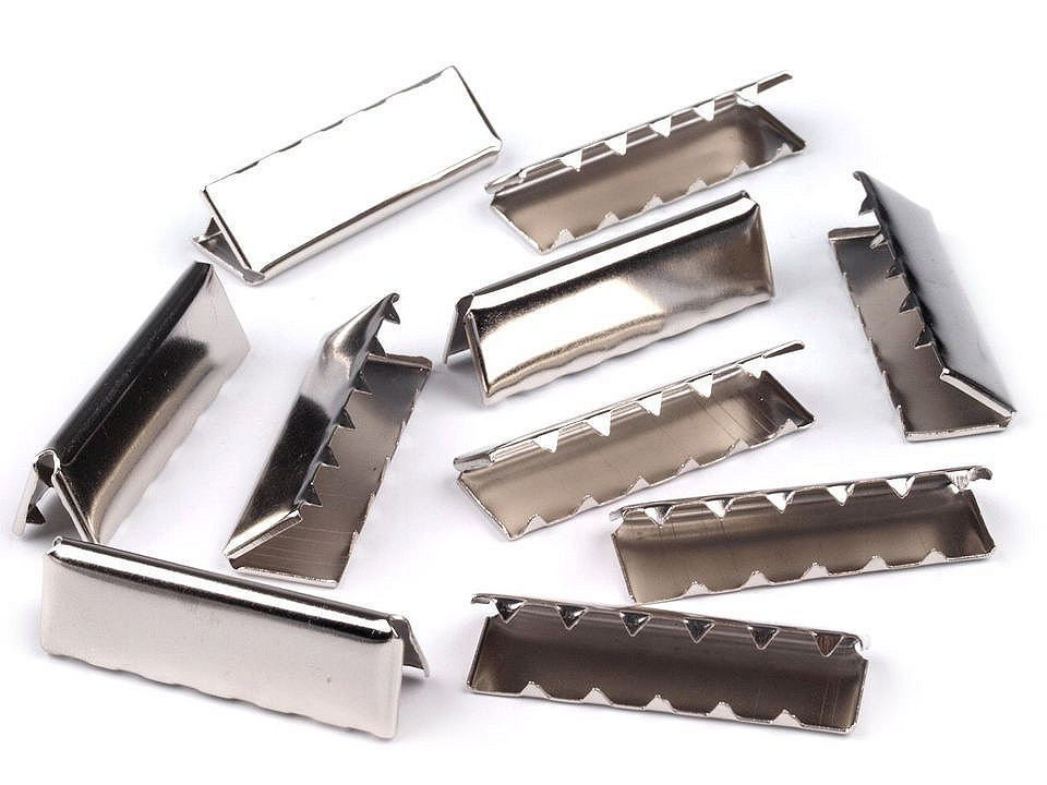 Capăt / terminație  panglică, 40 mm - Auriu (50 Bucăți)