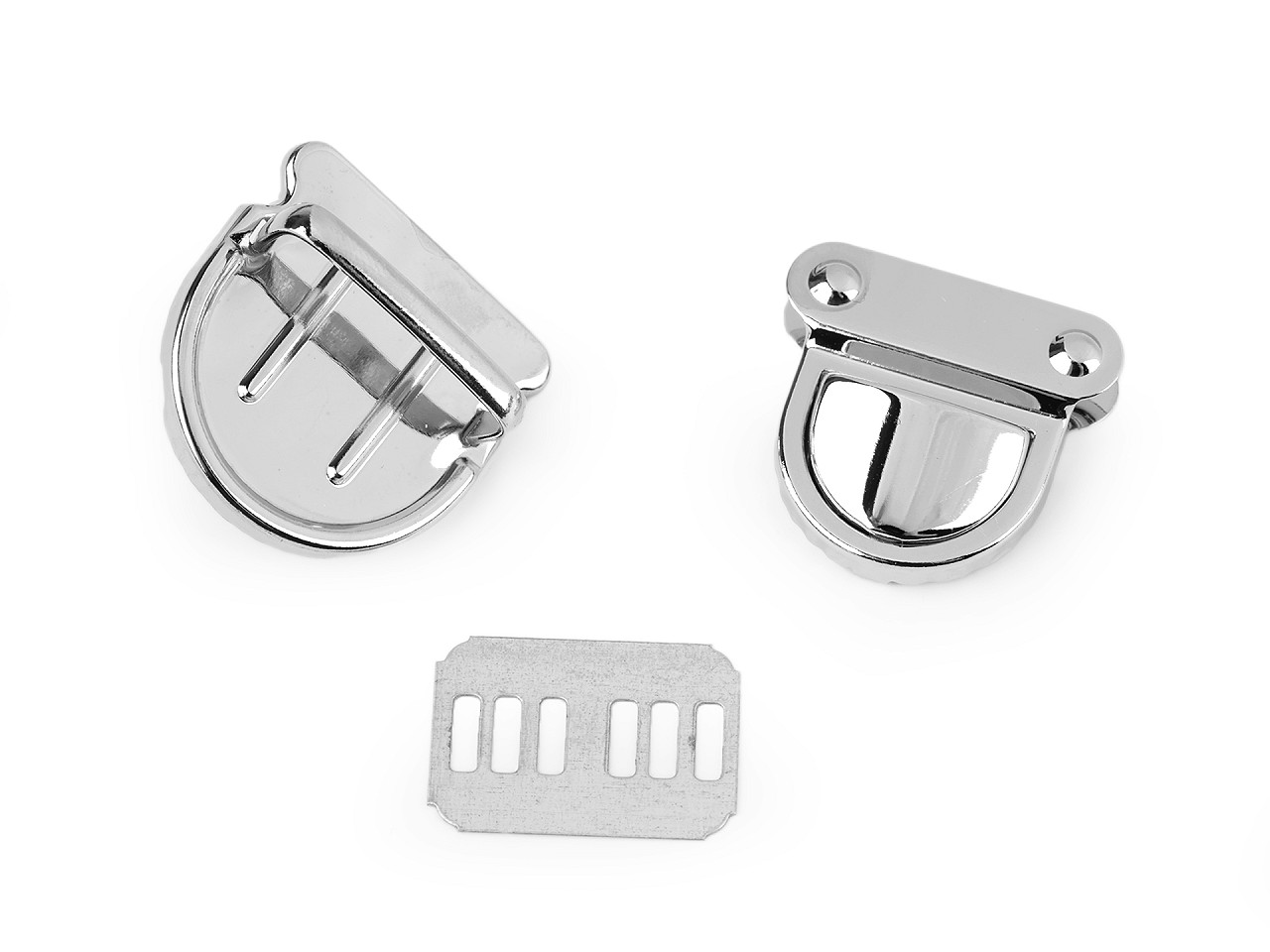 Închizătoare geantă / servietă 30x31 mm - Auriu clasic (1 Set)