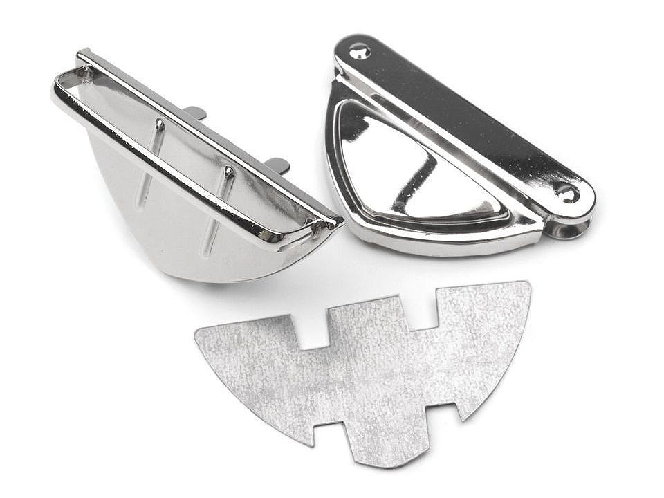 Închizătoare geantă 25x50 mm - Alamă antică (5 Seturi)