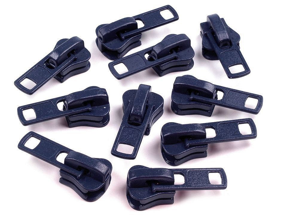 Cursor fermoar injectat, no 8 - Maro ciocolatiu (10 Bucăți)