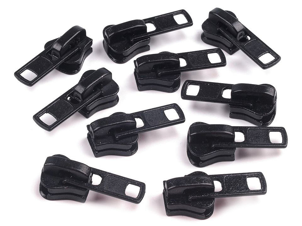 Cursor fermoar injectat, no 8 - Maro ciocolatiu (10 Bucăți)