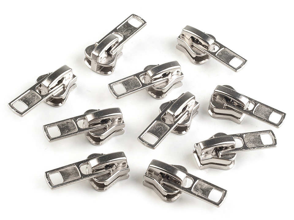 Cursor fermoar injectat, no 8 - Maro ciocolatiu (10 Bucăți)