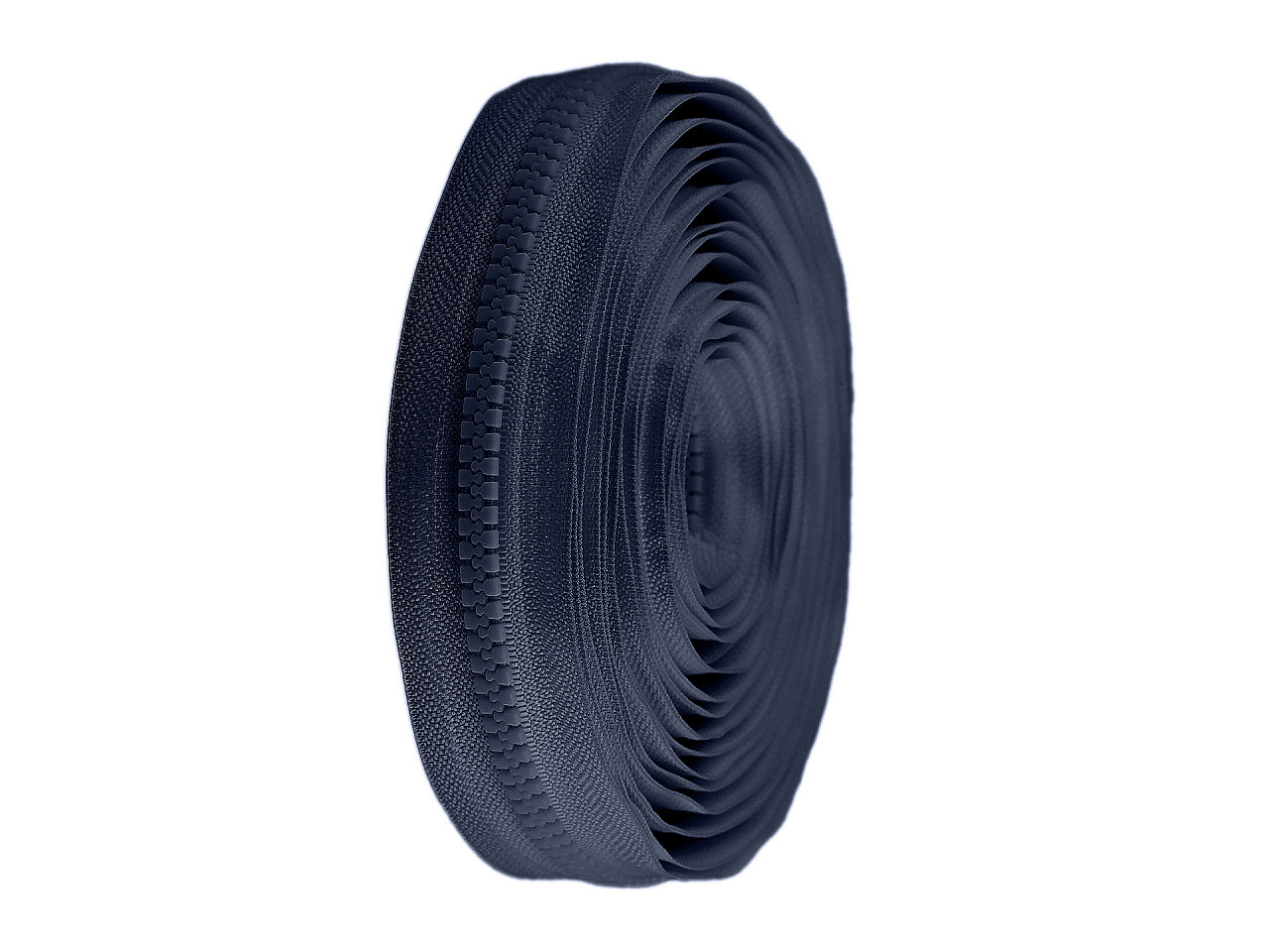 Fermoar injectat metraj no 8 - Alb (1 Metru)