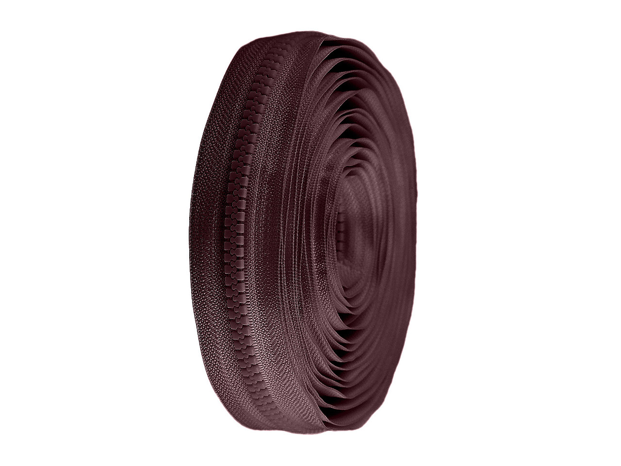 Fermoar injectat metraj no 8 - Alb (1 Metru)