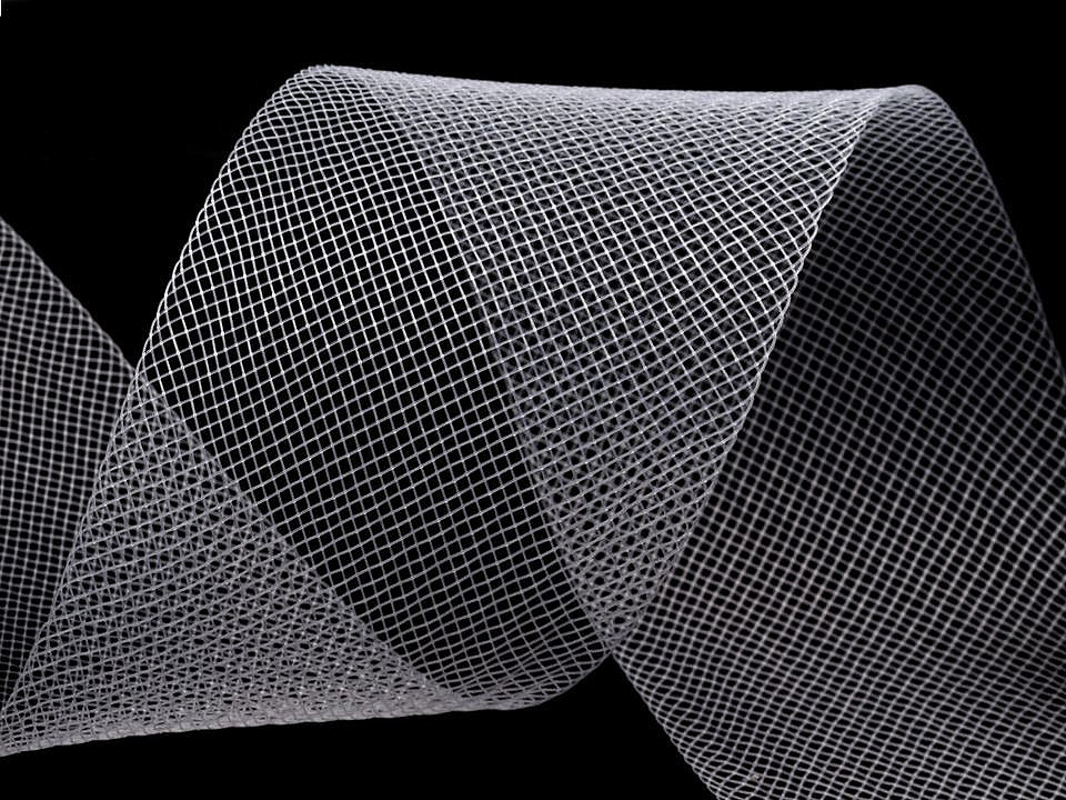 Rijelină fină, lățime 4,5 cm - Negru (20 Metri)