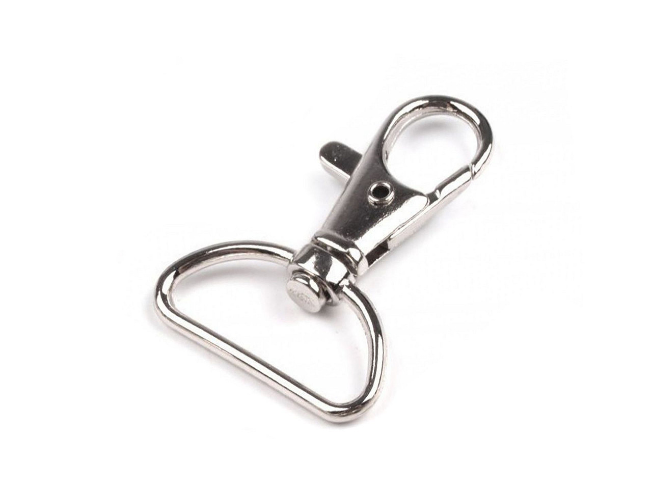 Carabină metalică pivotantă, orificiu 25 mm - Alamă antică (5 Bucăți)