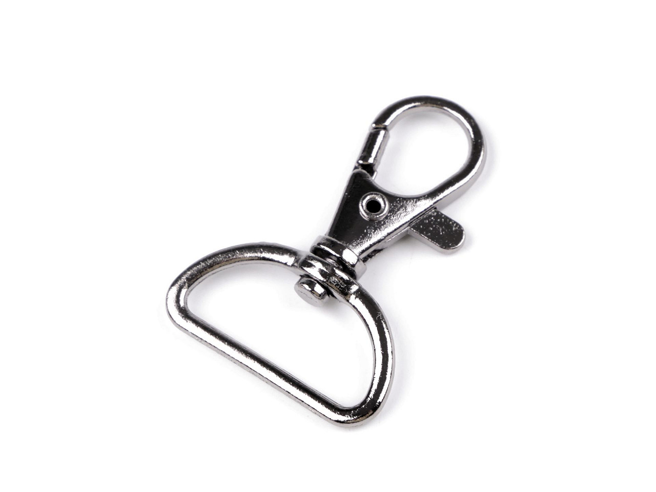 Carabină metalică pivotantă, orificiu 25 mm - Alamă antică (5 Bucăți)