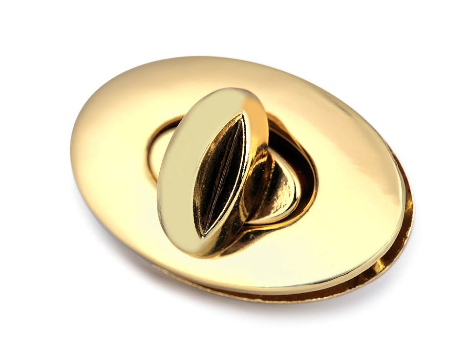 Închizătoare poșetă, 23x37 mm - Auriu clasic (5 Seturi)